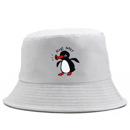 Summer Penguin Bucket Hat Reversible Bob