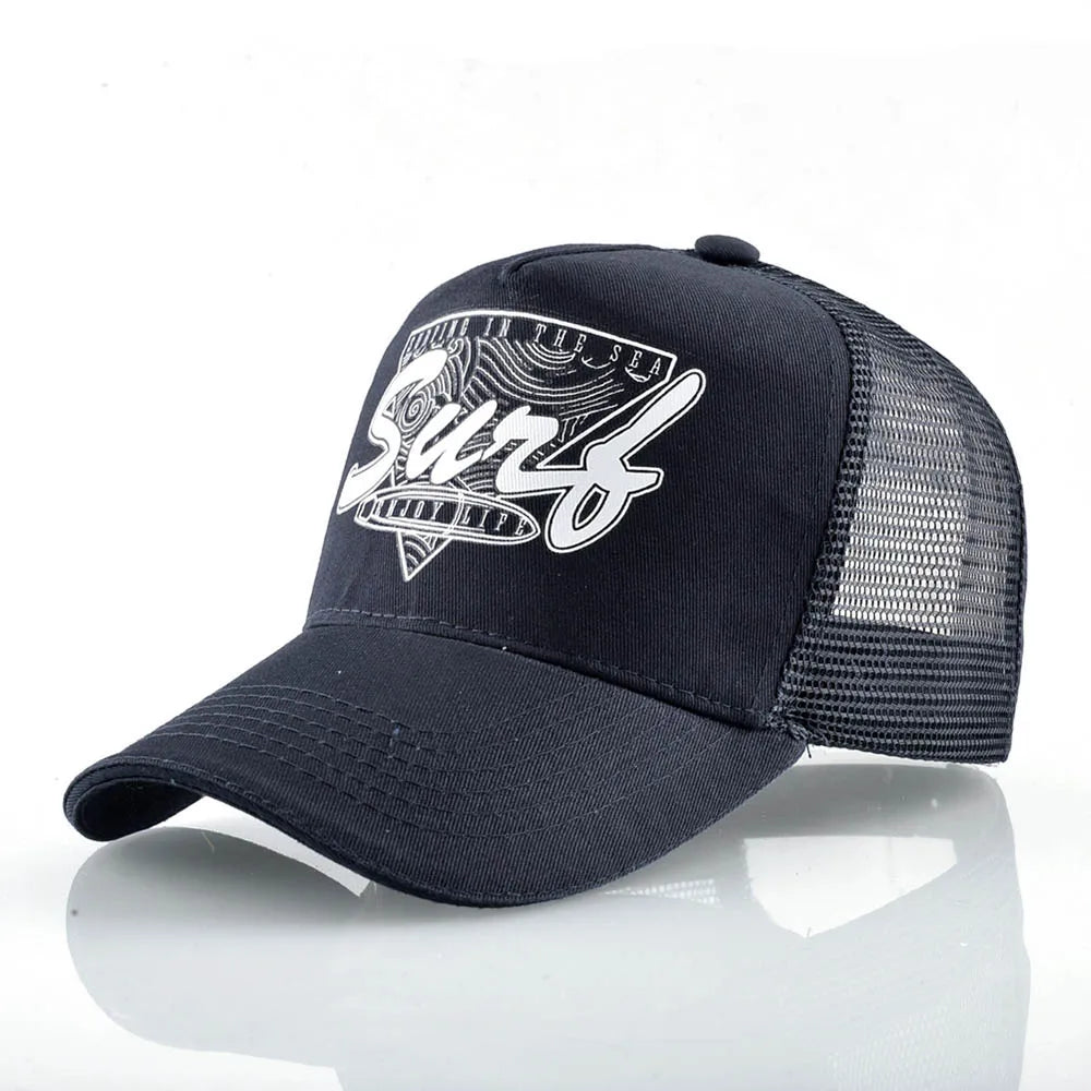 FS Red Yellow 5 Panel Baseball Cap For Men Summer