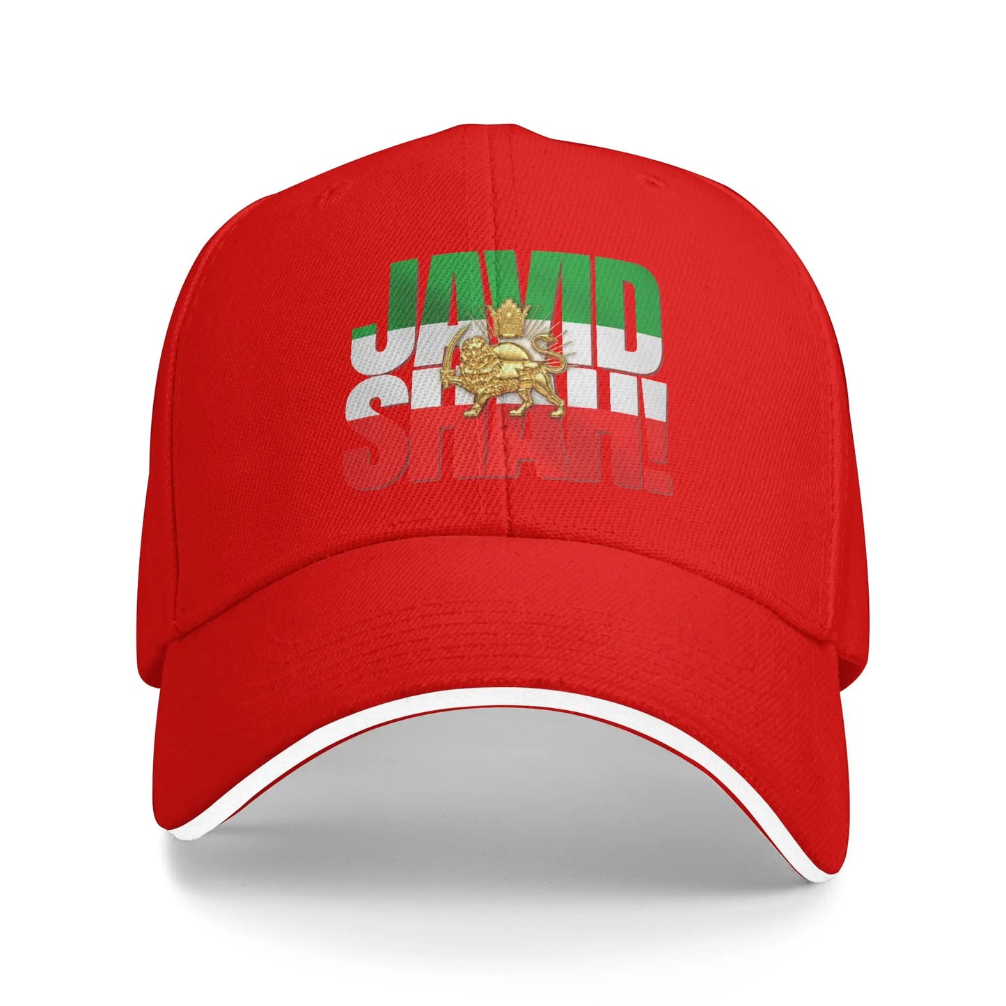 Javid Shah Iranian Flag Persian Pahlavi Lion And Sun Baseball Caps
