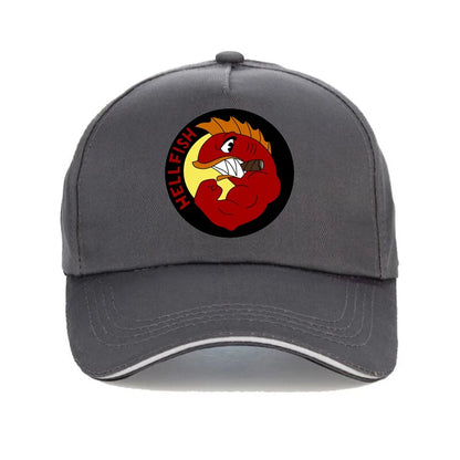 Flying Hellfish! Simpsons Baseball Cap