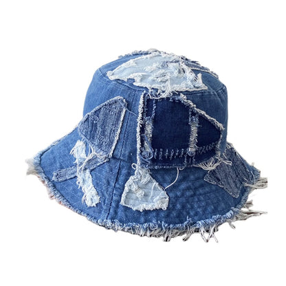 Stylish Women's Denim Bucket Hat