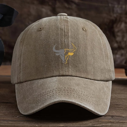 Fashionable Bull Head Printed Baseball Hat Multi Functional Outdoor Leisure Sunshade Duck