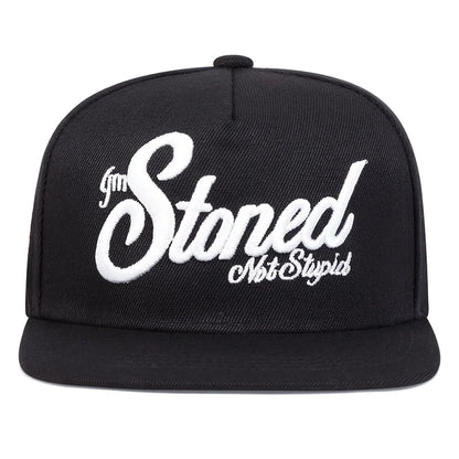 Unisex Stoned Letter Embroidery Hip-hop Hats Baseball Caps Snapback Caps