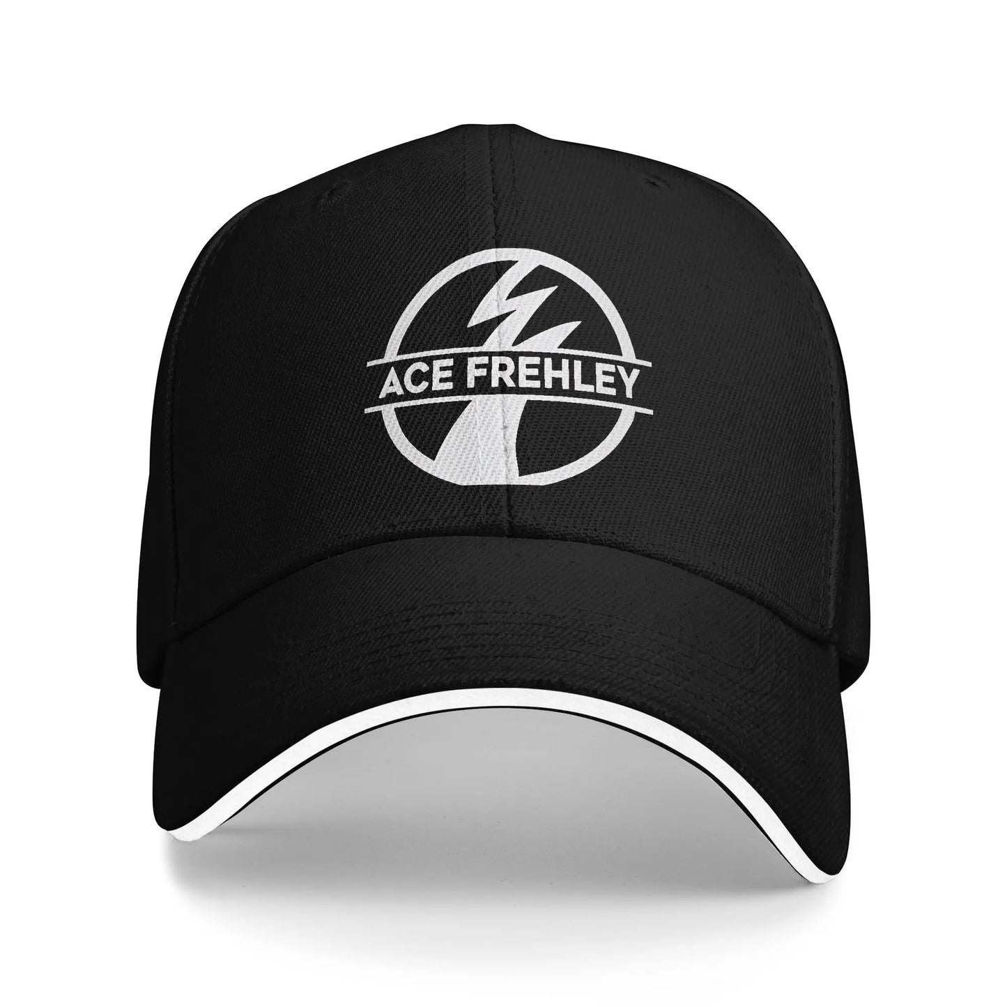Ace Frehleys Logo Vintage Kiss Band Sandwich Hat Adult Baseball Cap
