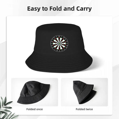 Custom Darts Board Arrow Target Bucket Hat