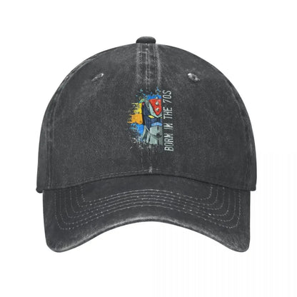 Hip Hop Wash UFO Robot Grandizer Goldrake 70s Anime Goldorak Vegan Baseball Caps