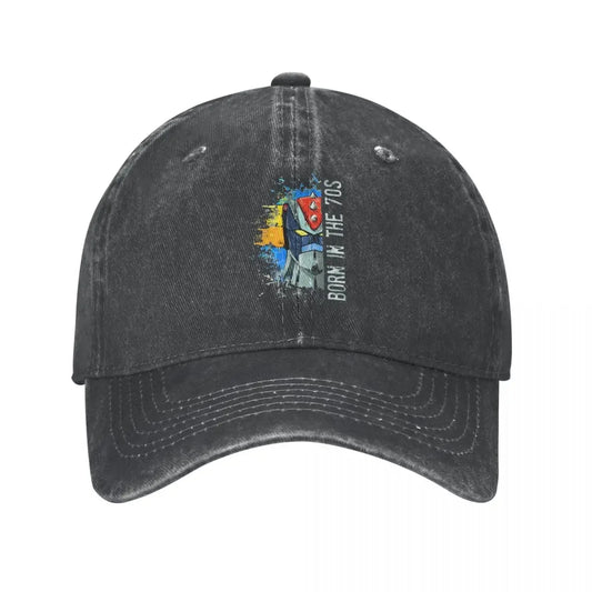 Hip Hop Wash UFO Robot Grandizer Goldrake 70s Anime Goldorak Vegan Baseball Caps