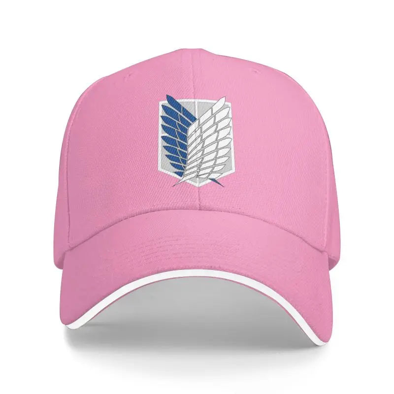 Attack on Titan Print Sandwich Baseball Caps