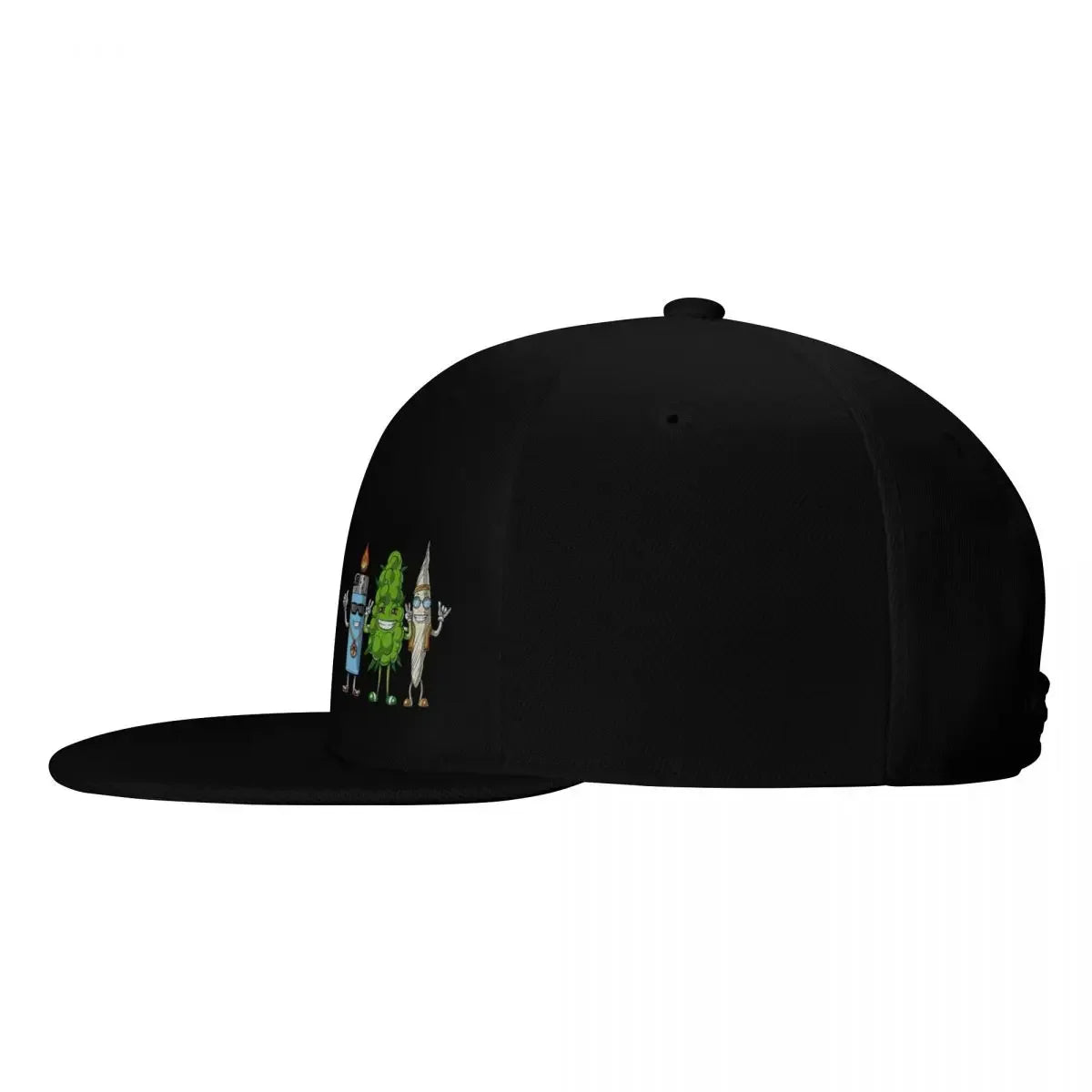 Weed Bud Joint Lighter Baseball Caps Snapback Men