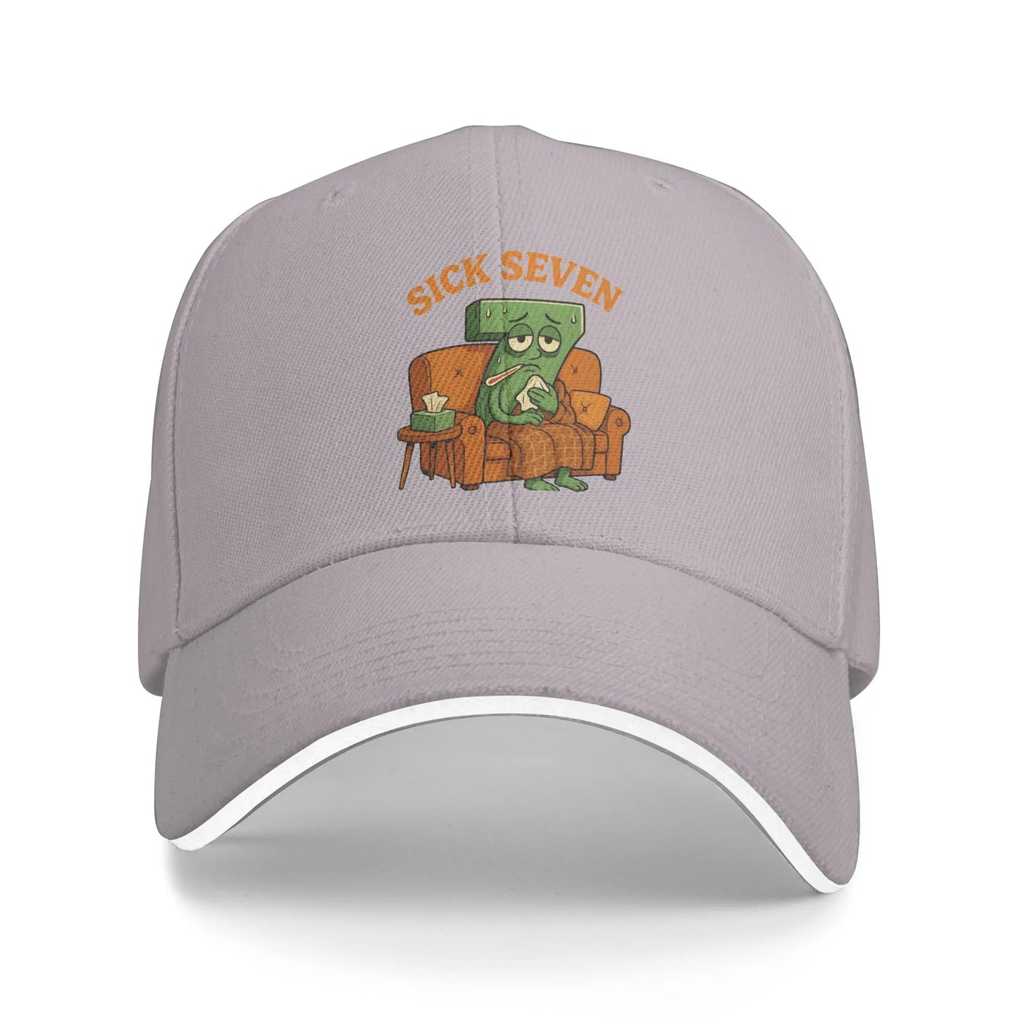 Sick Seven 67 Halloween Meme Funny Meme Six Seven Wordplay Baseball Cap