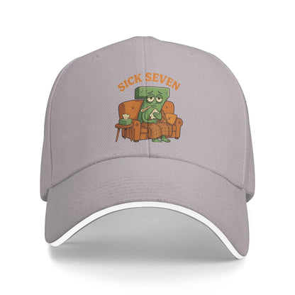 Sick Seven 67 Halloween Meme Funny Meme Six Seven Wordplay Baseball Cap
