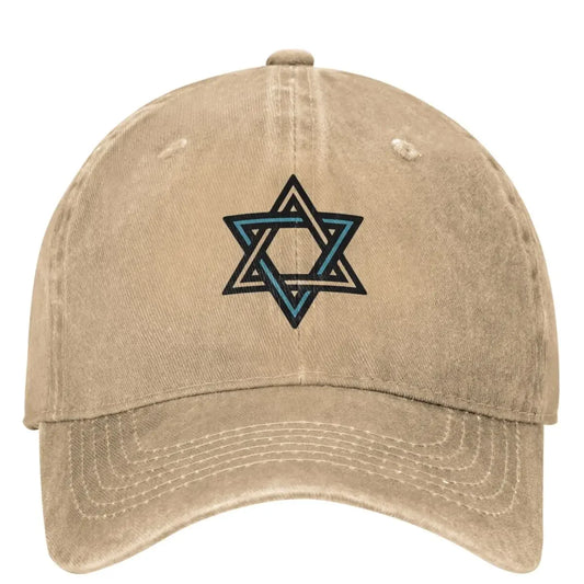 Star Of David Denim Baseball Cap Judaism Hunting Camping Hip Hop Hats