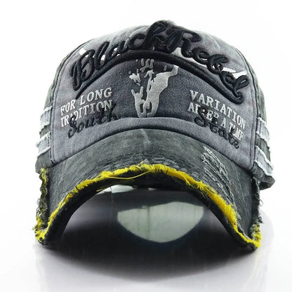 Spring Letter Embroidery Old Bull Head Baseball Cap