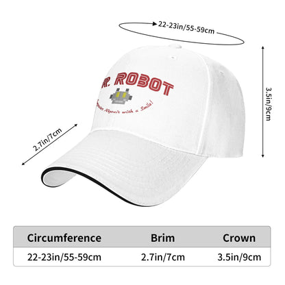 Mr. Robot Computer Repair Smile Baseball Cap