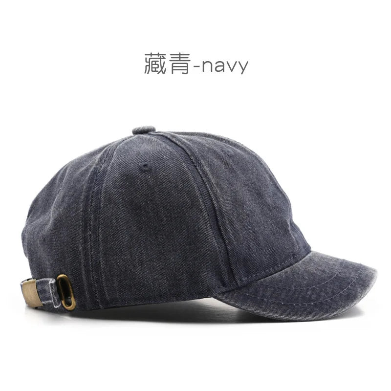Four Seasons Fashion Short Brim Cotton Baseball Caps