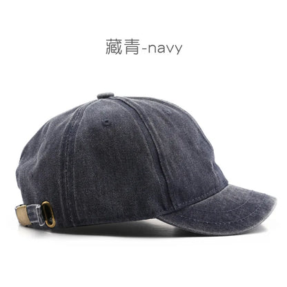 Four Seasons Fashion Short Brim Cotton Baseball Caps
