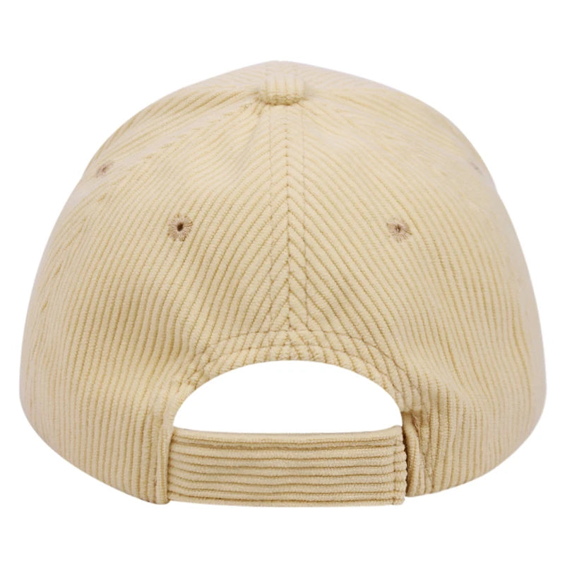 New York1920 Corduroy Letter Embroidery Baseball Caps Women Men
