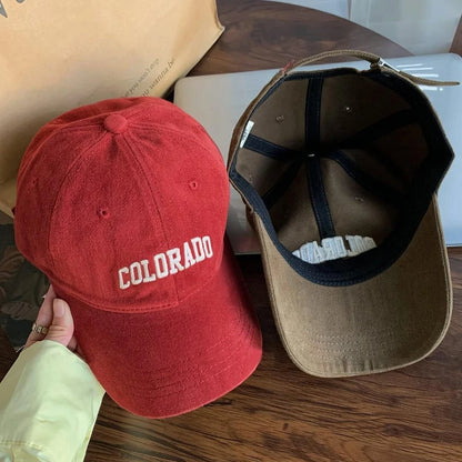Classic Unisex Casual Multicolored Golf Cap Baseball Hat Dad Hat