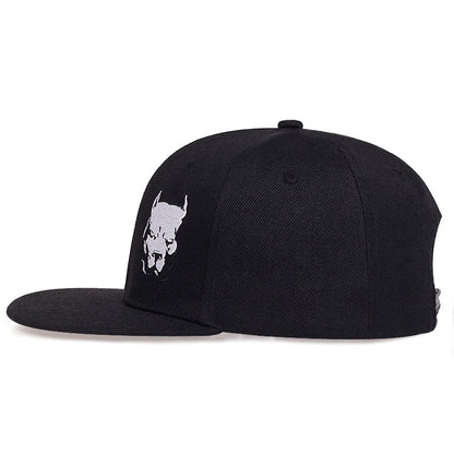 Unisex Dog Head Embroidery Embroidery Hip-hop Hats