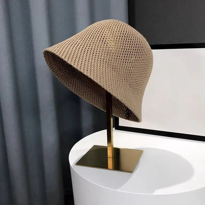 Women Bucket Hat Sun Hat Female Beach Panama Cap
