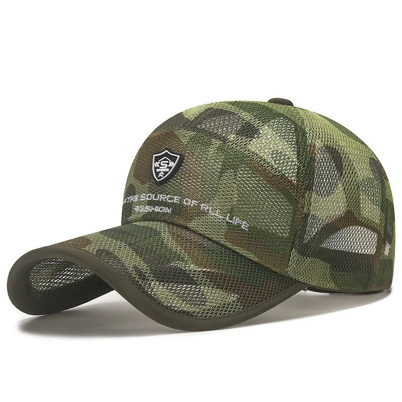 Breathable Baseball Cap For Men & Women Quick-Dry Mesh