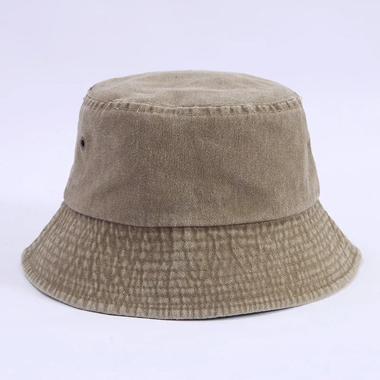 Bucket Hat Fashion Washed Denim Cap Design Panama Hats