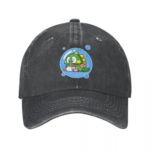 New Vintage Classic Game Bubble Bobble Baseball Cap