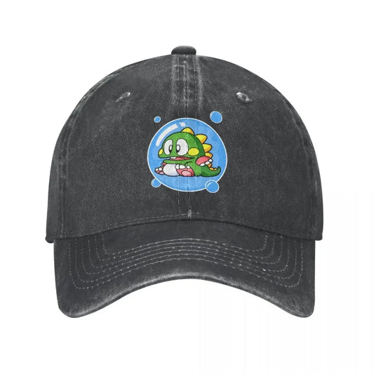 New Vintage Classic Game Bubble Bobble Baseball Cap