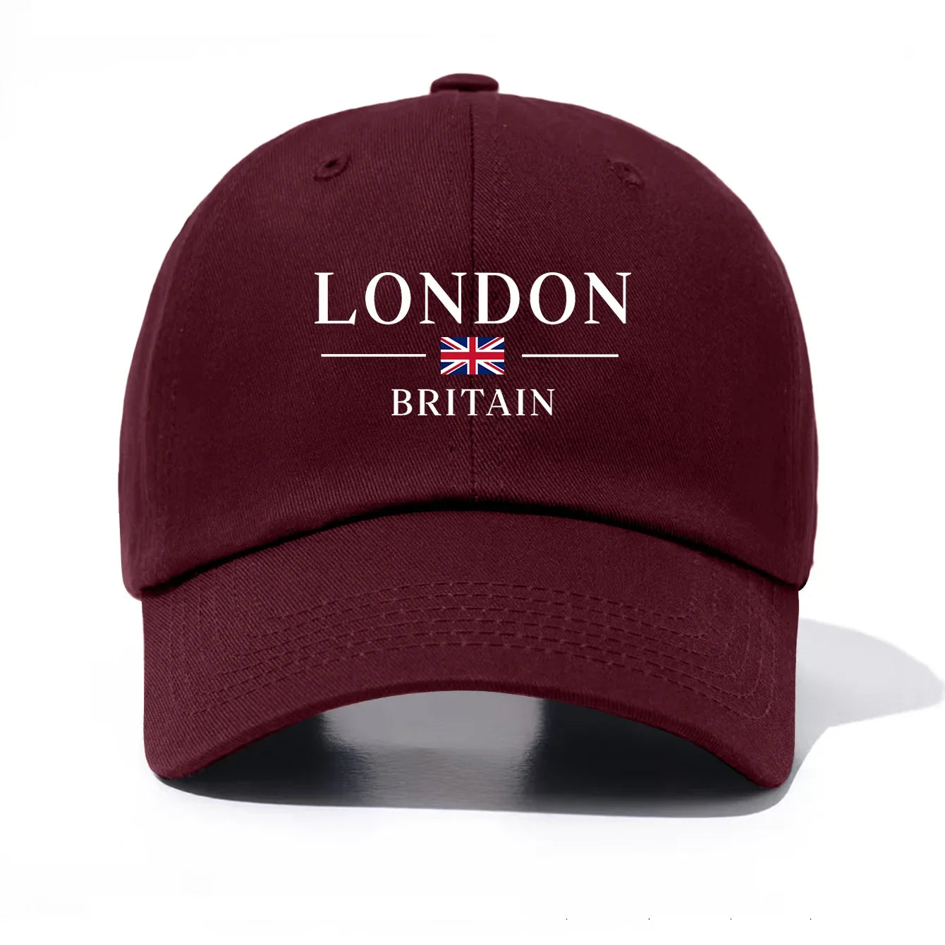 London Print Baseball Cap For Adults