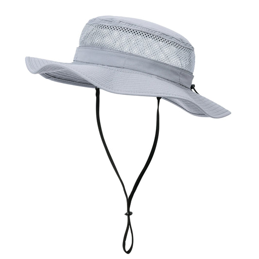 Jangoul Men Outdoor Mesh Bucket Hat
