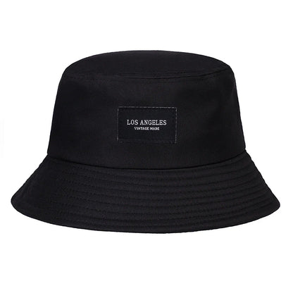 Los Angeles Bucket Hat Letter Embroidered Hip Hop