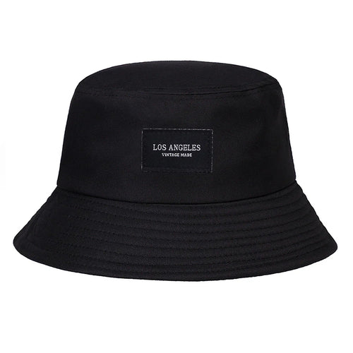 Los Angeles Bucket Hat Letter Embroidered Hip Hop