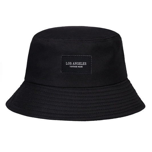 Los Angeles Bucket Hat Letter Embroidered Hip Hop