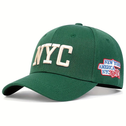 Unisex NYC Embroidery Baseball Caps Spring And Autumn