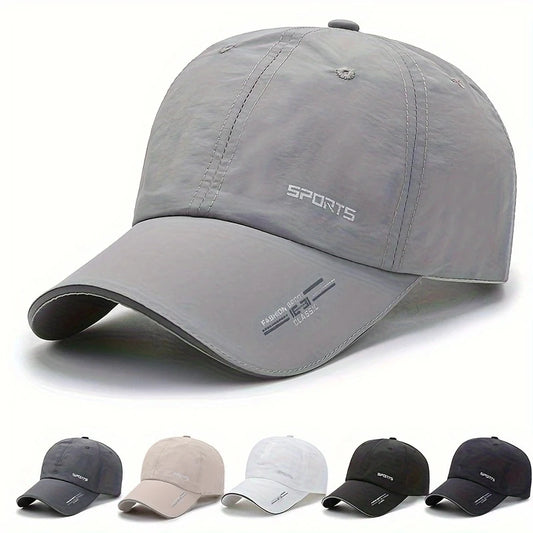 Quick Drying Solid Baseball Cap Sunscreen Breathable