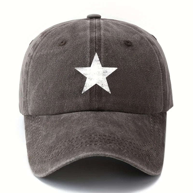 Printed Pentagram Baseball Cap
