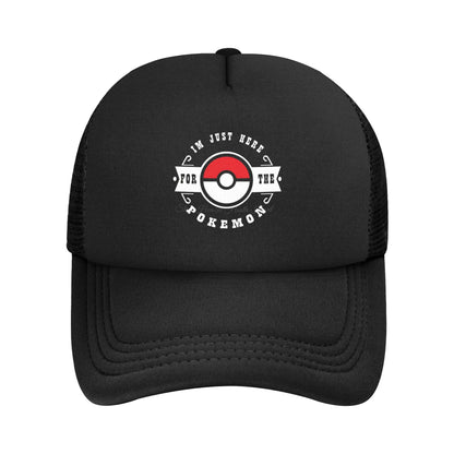 Pokemoned Yellow Duck Psyduck Trucker Caps Mesh Baseball Cap