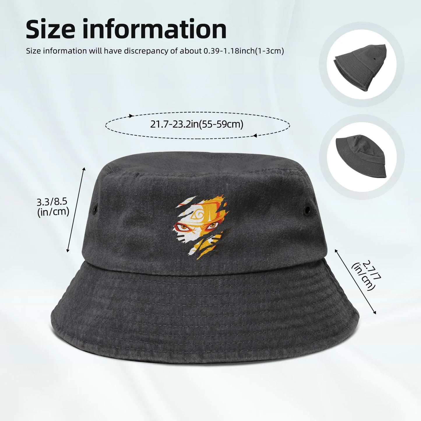 Naruto Bucket Hat For Woman Men