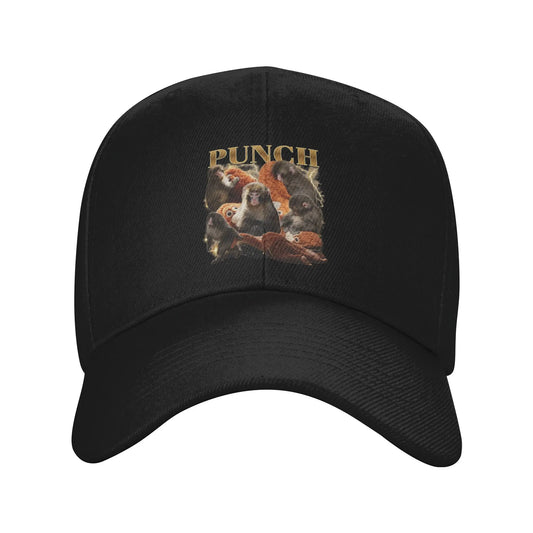 Spring Casual Baseball Cap Team Punch Baby Monkey Punch