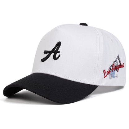 Unisex Personality A Letter Embroidery Baseball Caps Sunscreen Hat