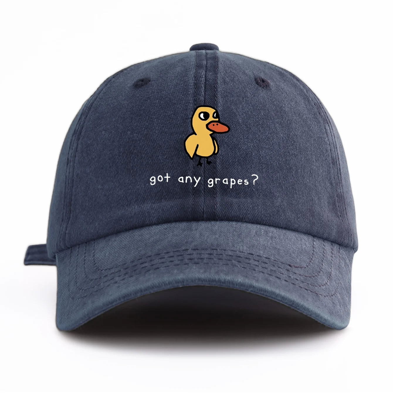 GOT ANY GRAPES Print Washed Baseball Cap For Adults