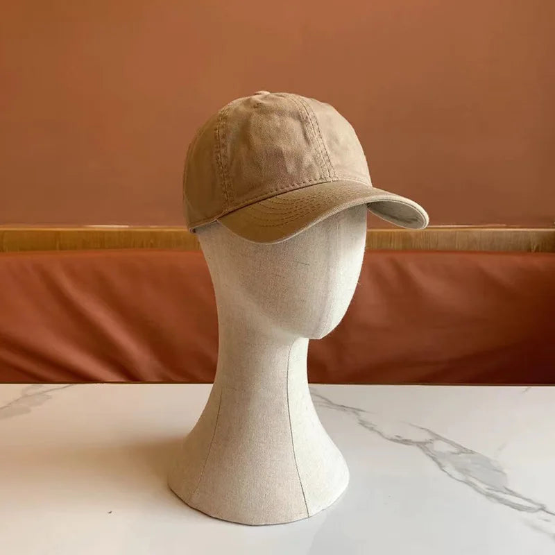 Simple Solid Color Cap Men And Women Casual Fashion Trend Baseball Cap