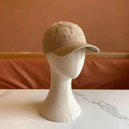 Simple Solid Color Cap Men And Women Casual Fashion Trend Baseball Cap