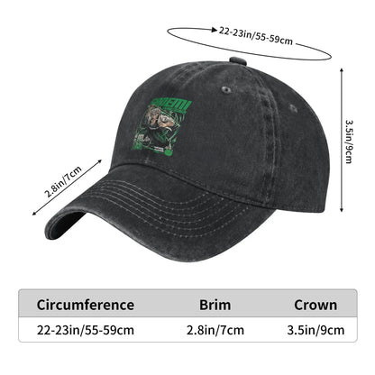Pure Color Dad Hats Sanemi Shinazugawa Baseball Caps Demon Slayer