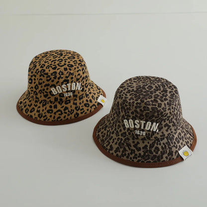 Men's Summer Sunscreen Bucket Hat Women's Panama Hat BOSTON Printed Letter