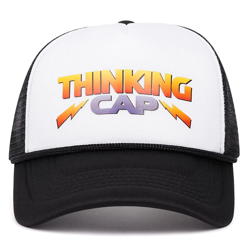 Thinking Cap Sponge Embroidered Baseball Cap Women Men