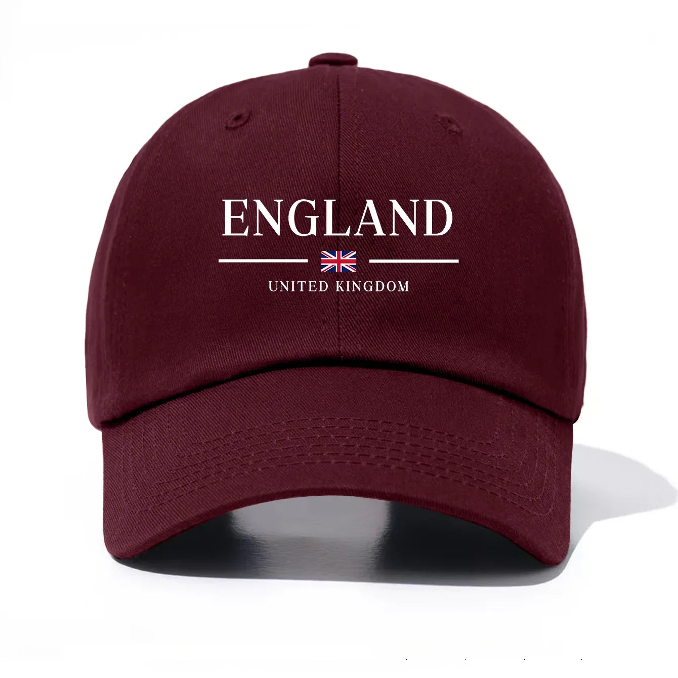 England Print Baseball Cap For Adults
