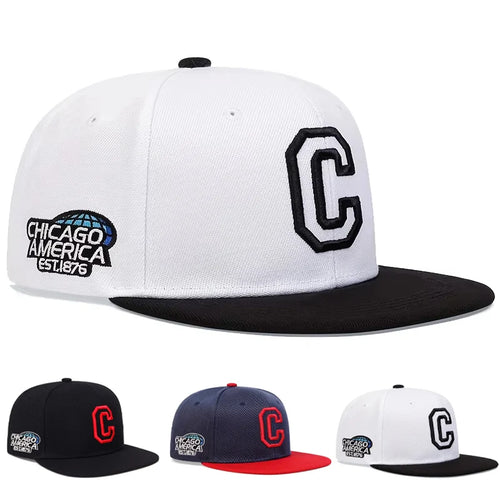 Unisex C letter Embroidery Hip-hop Hats Spring And Autumn Outdoor