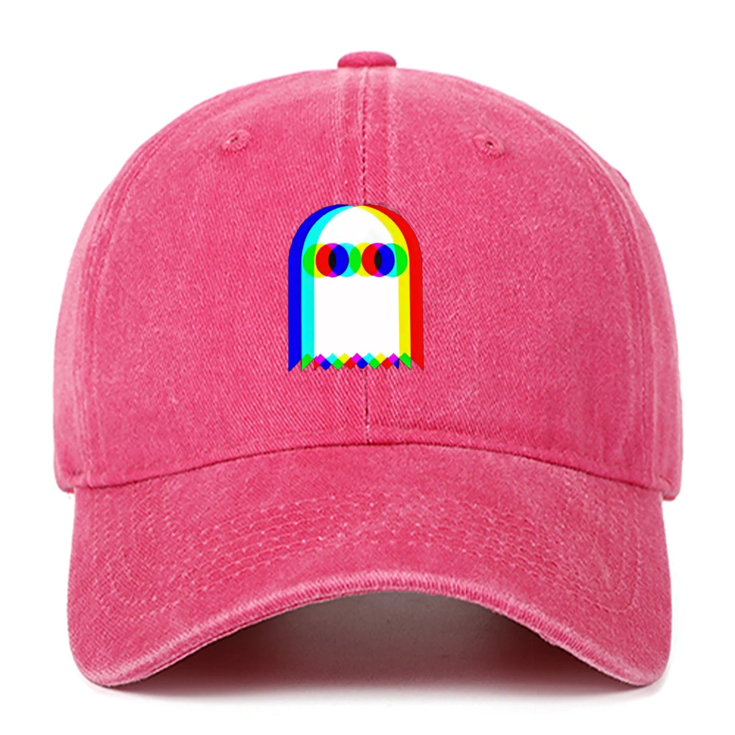 Colorful Ghost Print Baseball Cap