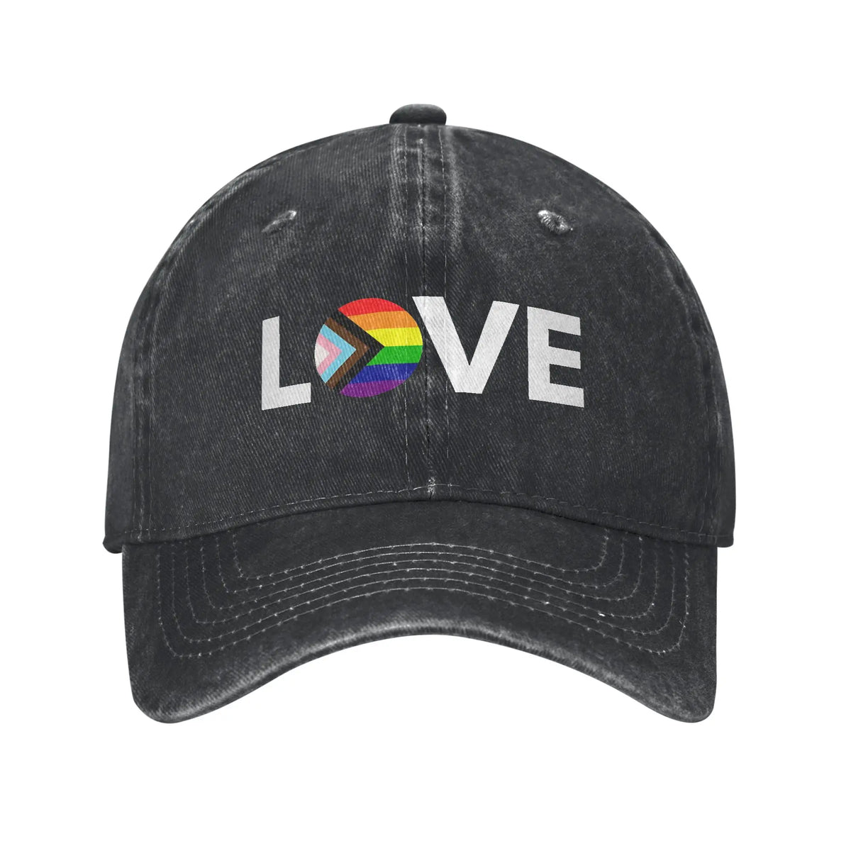 Purride Cat Pride Ally LGBT Rainbow Baseball Caps